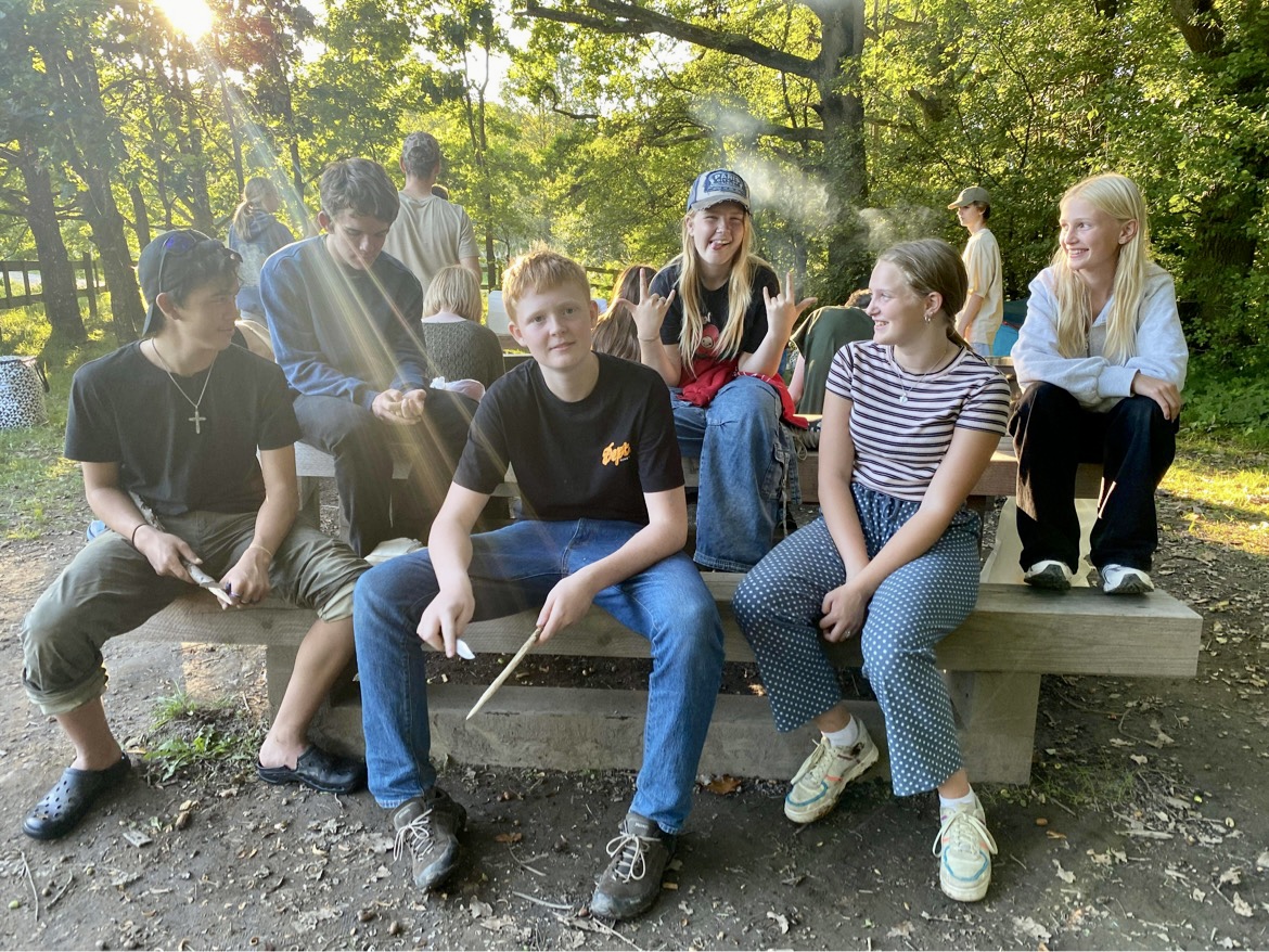 Frydensberg Efterskole på lejrtur